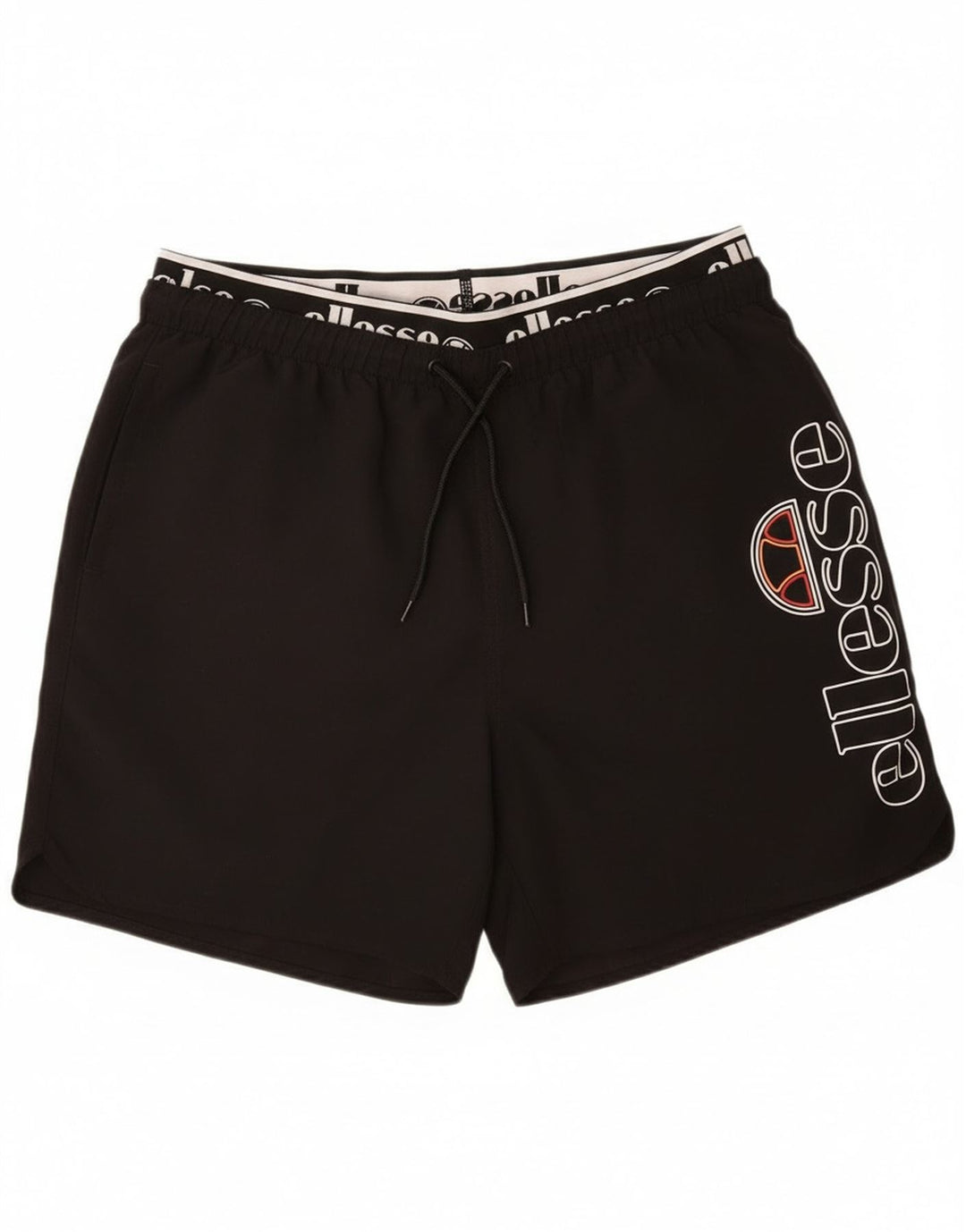 Ellesse Short de bain graphique homme grand noir polyester