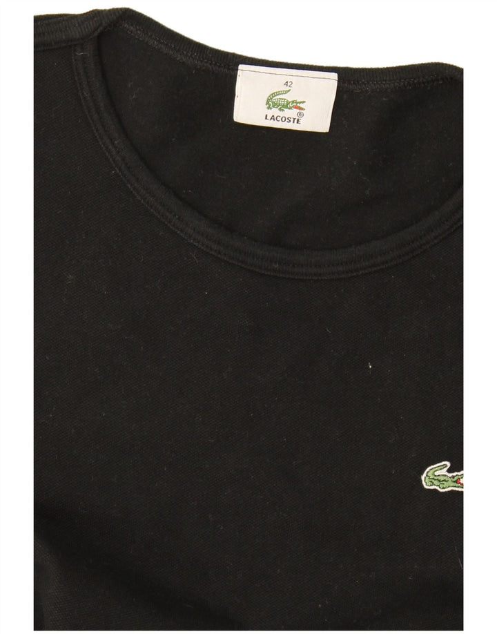 Lacoste T-Shirt Femme Top Taille 42 Grand Noir