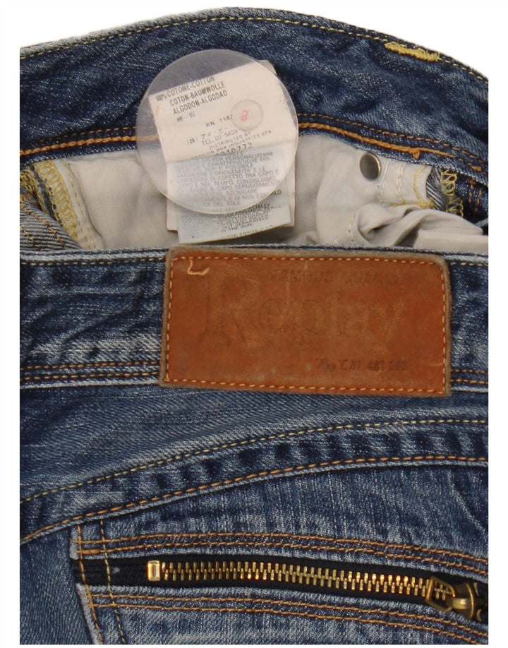 Replay Jean Slim Femme W27 L34 Bleu Coton