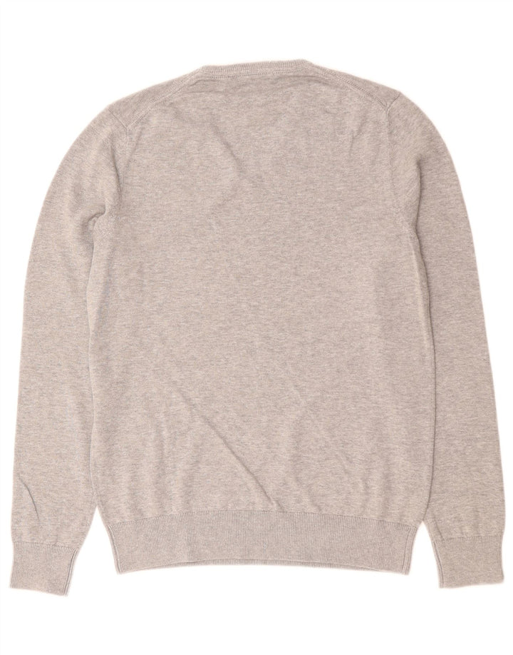 French Connection Pull col V Femme IT 18 XL Gris Coton