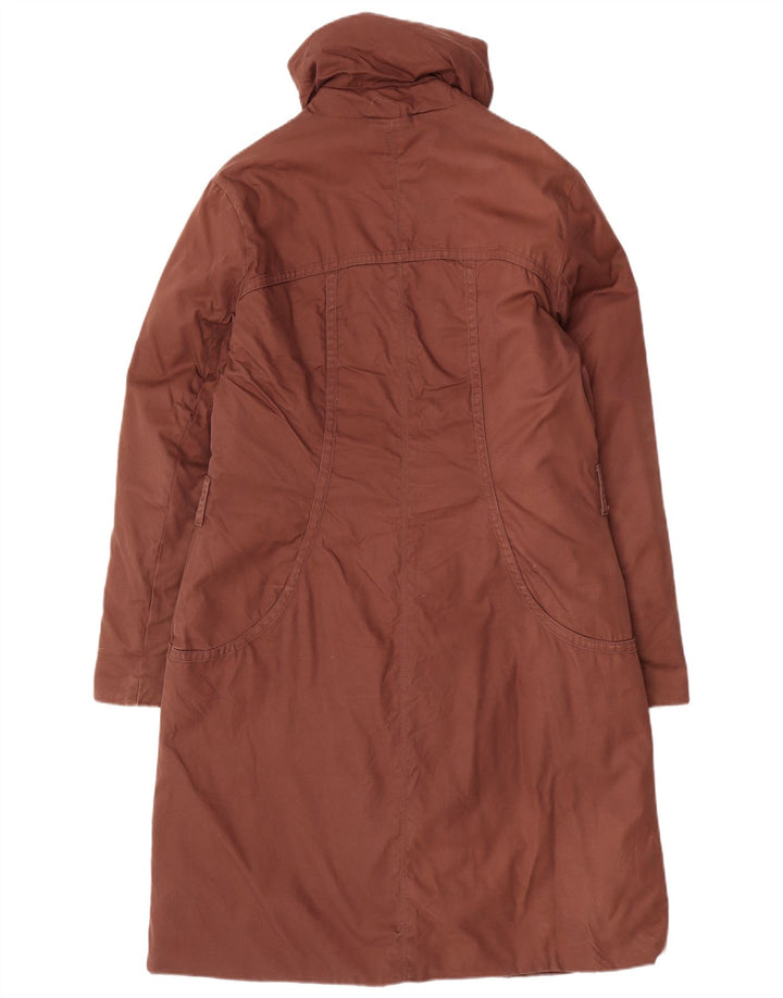 Trussardi Jeans Pardessus Femme IT 48 XL Marron Coton