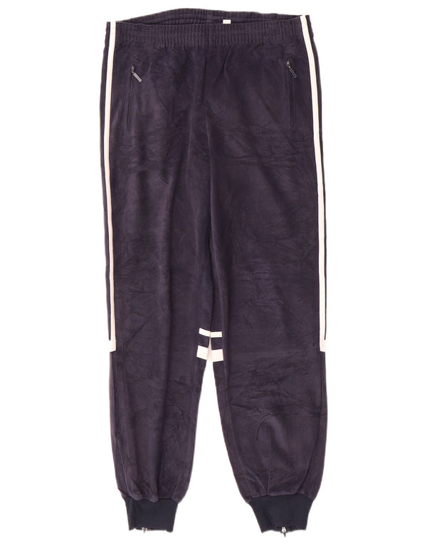 ADIDAS Pantalon de survêtement garçon Joggers 13-14 ans Bleu marine Polyester