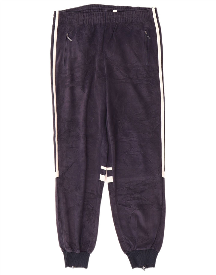 ADIDAS Pantalon de survêtement garçon Joggers 13-14 ans Bleu marine Polyester