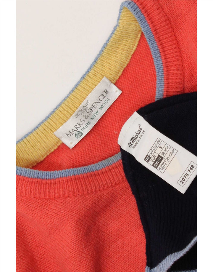 Marks & Spencer Pull Golf Ras du Cou Homme Multicolore Moyen