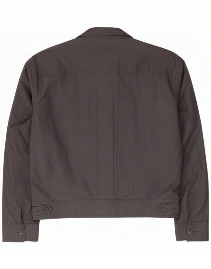 Trussardi Veste Zip Regular Fit Homme UK 36 Small Gris Polyester