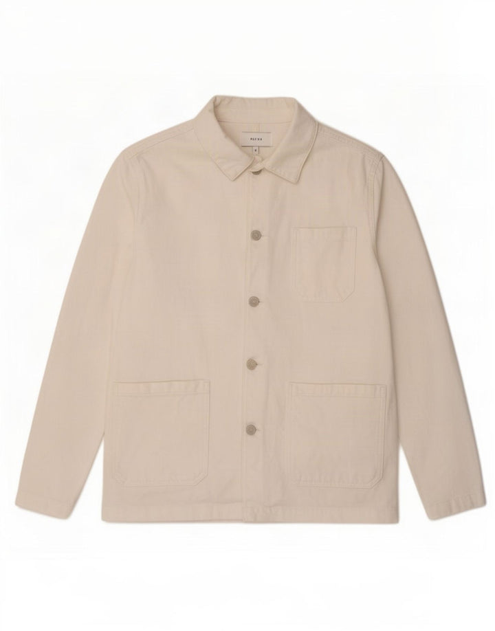 Reiss Veste en jean pour homme UK 38 Coton blanc moyen
