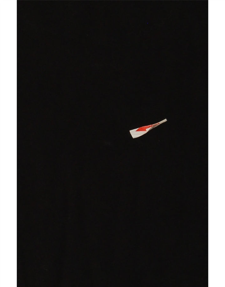 Hugo Boss Hommes T-Shirt Top Petit Noir Coton