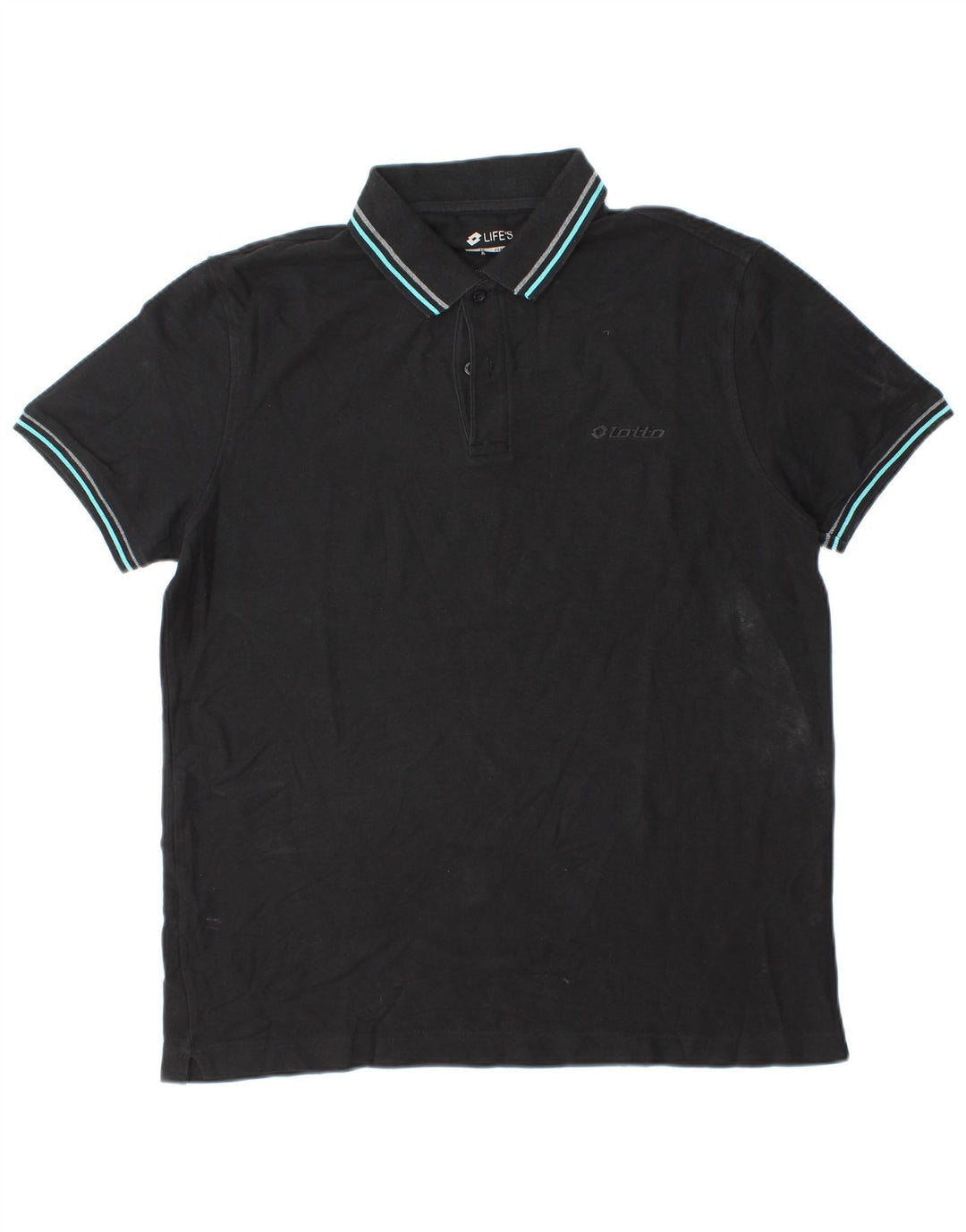 LOTTO Polo Life's Homme Grand Noir Coton