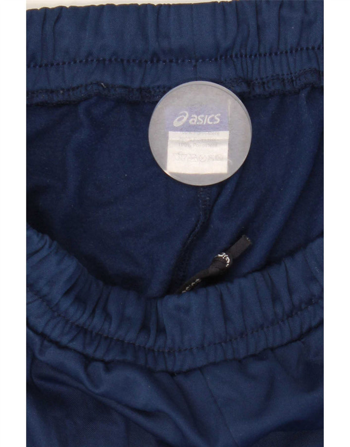 Asics Pantalon de survêtement pour homme Joggers Large Bleu Marine Polyester