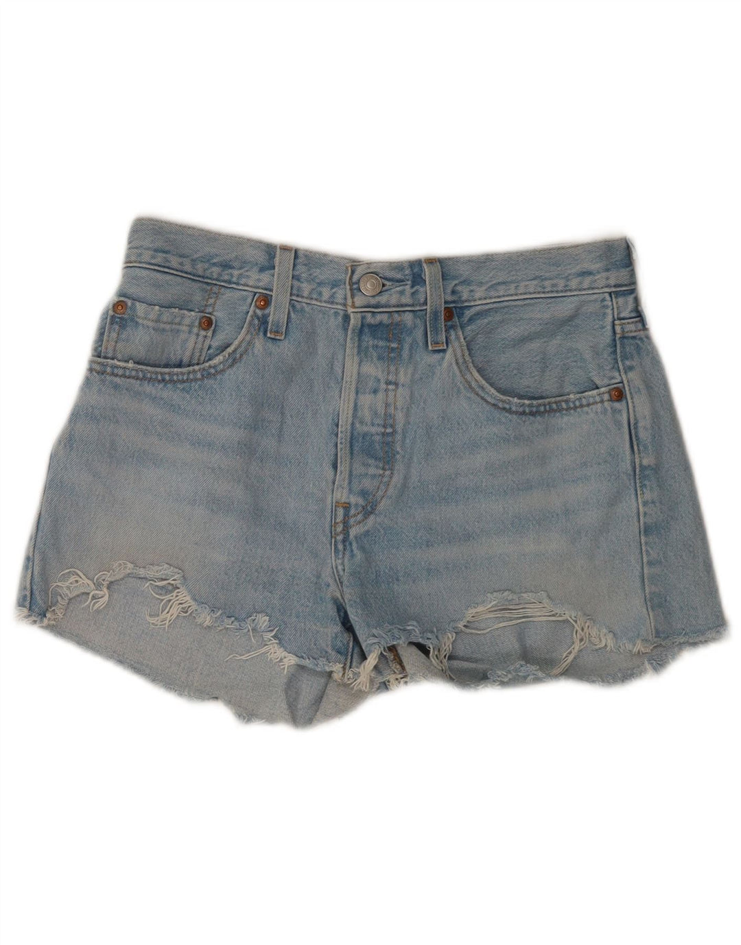 Levi's Short en Jean Femme W27 Small Bleu Coton