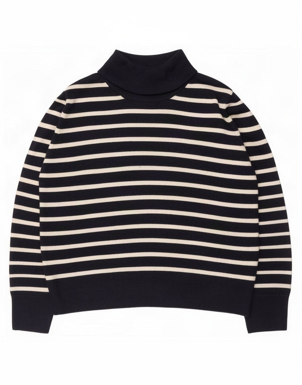 Marks & Spencer Pull col roulé pour femme UK 20 2XL Bleu marine