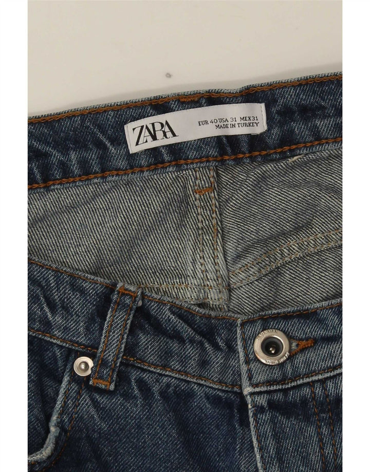 Zara Jean court vieilli pour homme EU 40 Medium W31 L26 Bleu
