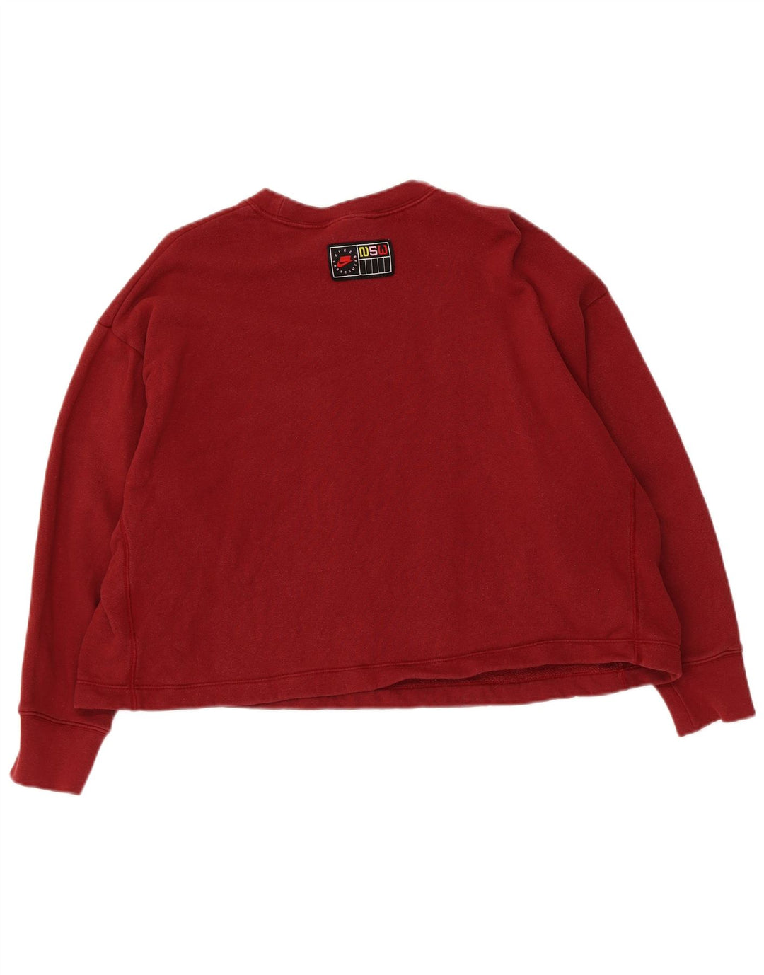 Nike Sweat-shirt court surdimensionné pour femme UK 14 Rouge moyen