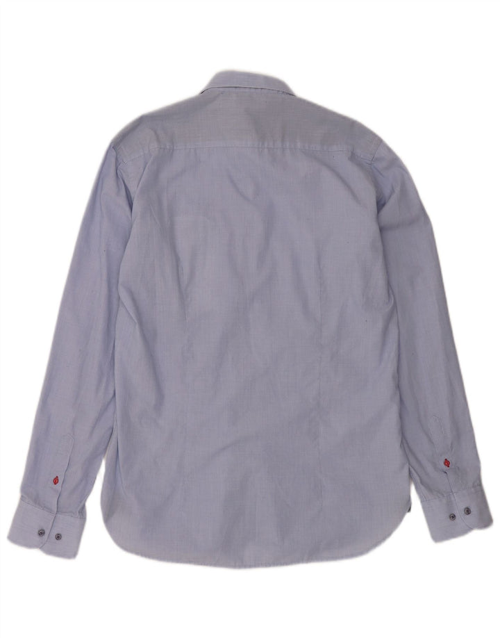 Alessandra Lamura Chemise Homme Large Bleu Polyester