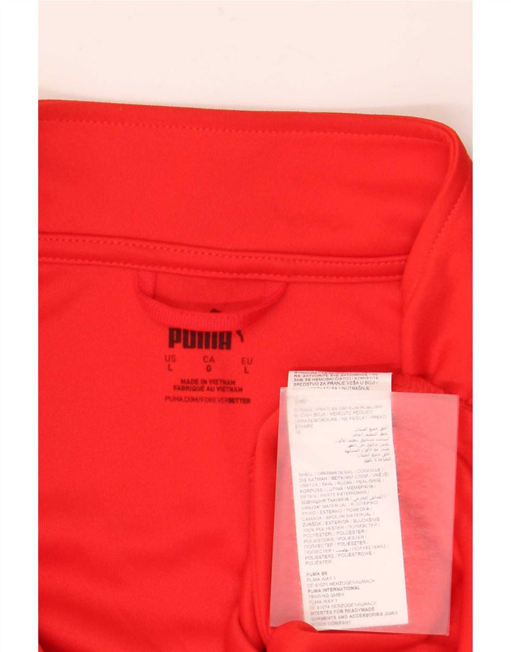 Puma Veste de Survêtement Club Milano Homme Rouge Large Polyester