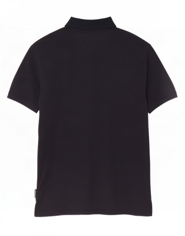 Armani Exchange Polo Homme Bleu Marine Moyen Coton Géométrique