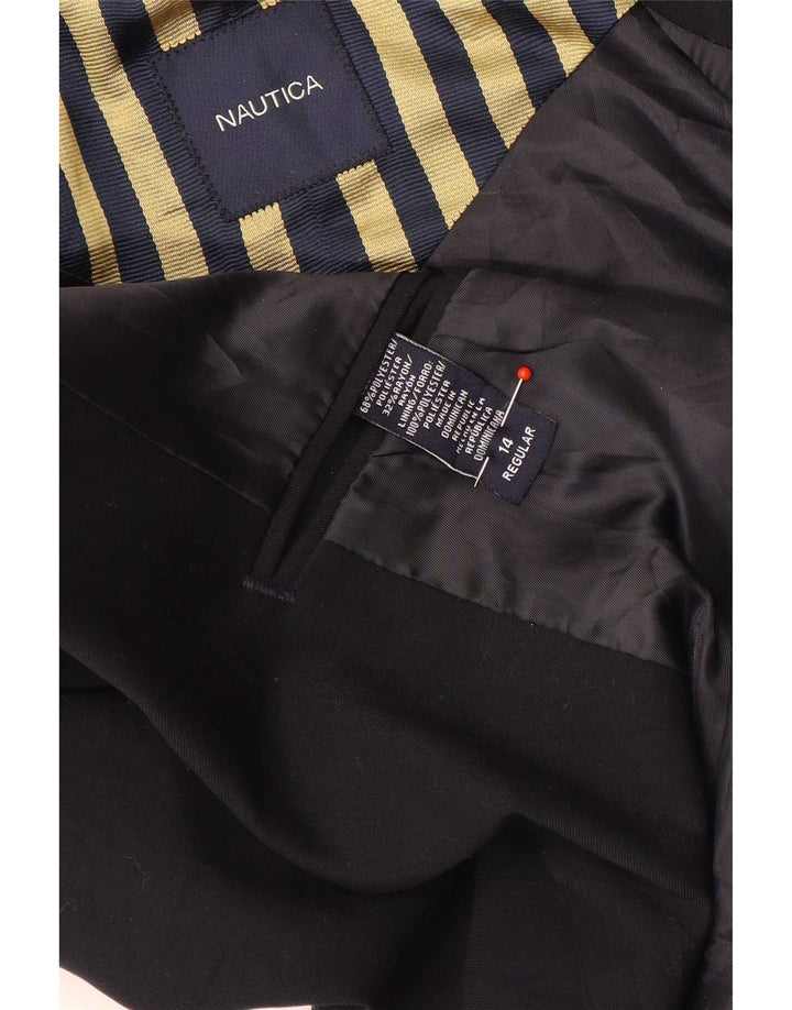 Nautica Veste Blazer 2 Boutons Garçon 13-14 ans Noir Polyester