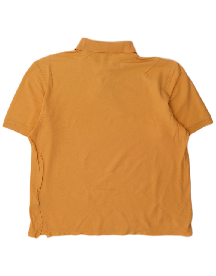 Eddie Bauer Polo Homme Coton Jaune Moyen