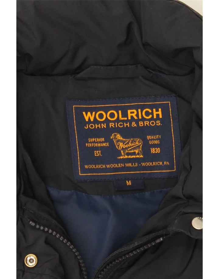 Woolrich Veste matelassée pour femme UK 12 Bleu marine moyen