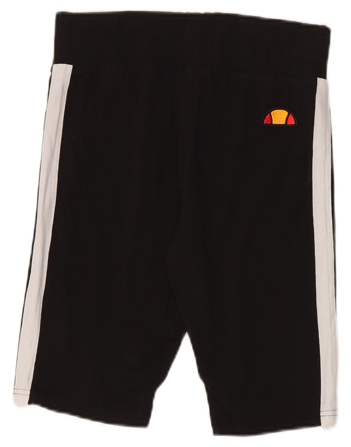 Ellesse Short de sport pour femme UK 12 Medium Noir Colourblock