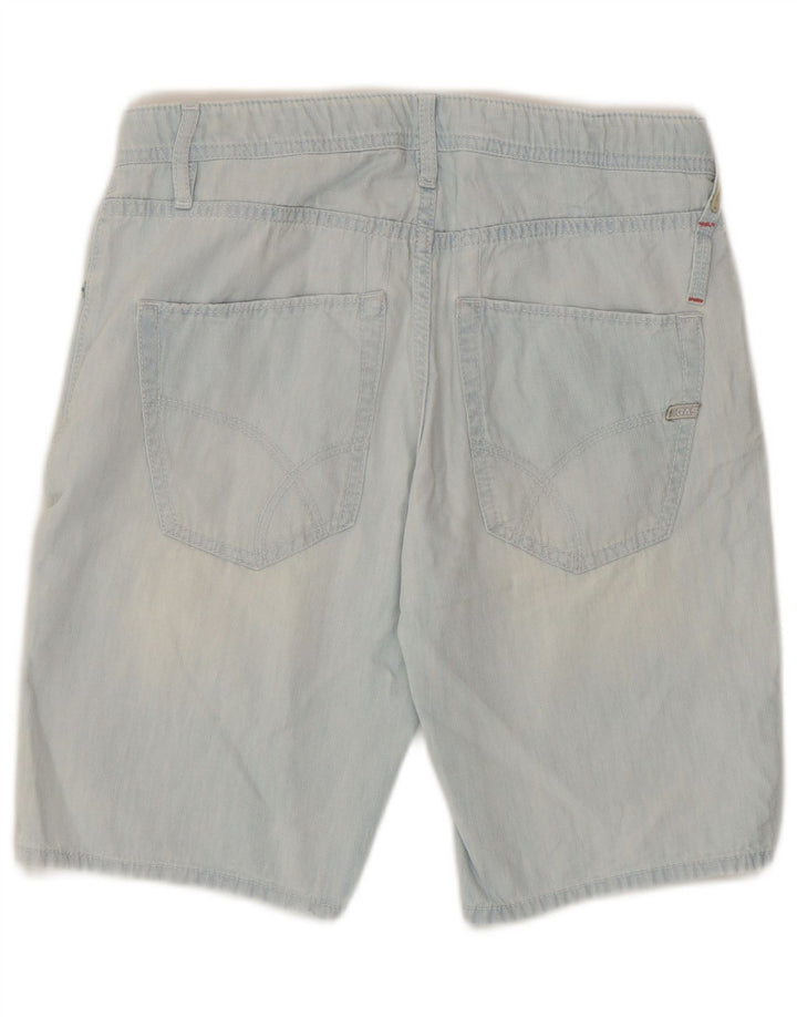Gas Short en Jean Homme W29 Bleu Moyen Coton