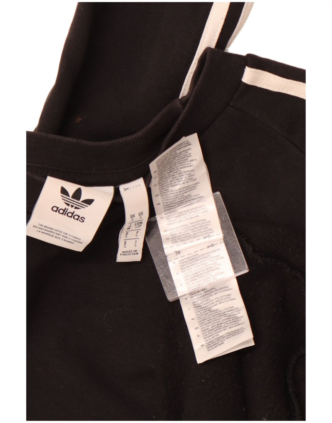 ADIDAS Sweat-shirt pour hommes Petit coton noir