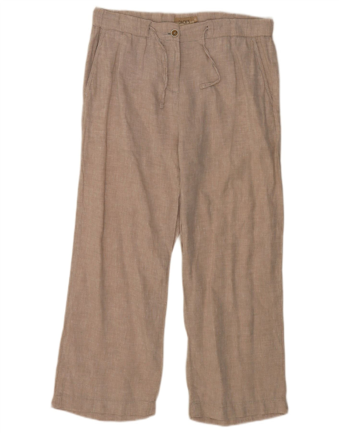 Dack's Pantalon court coupe décontractée pour femme Medium W28 L25 Beige