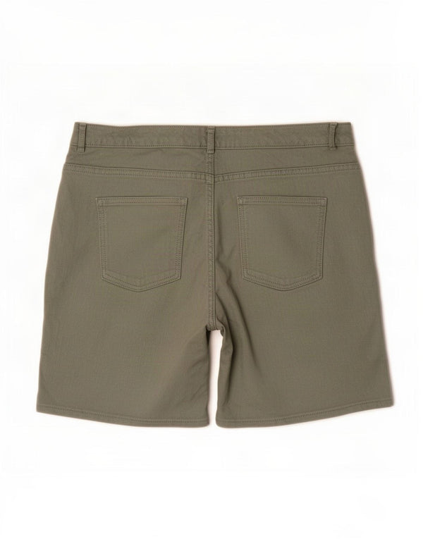 Fat Face Short en jean pour femme UK 12 Medium W30 Vert Coton