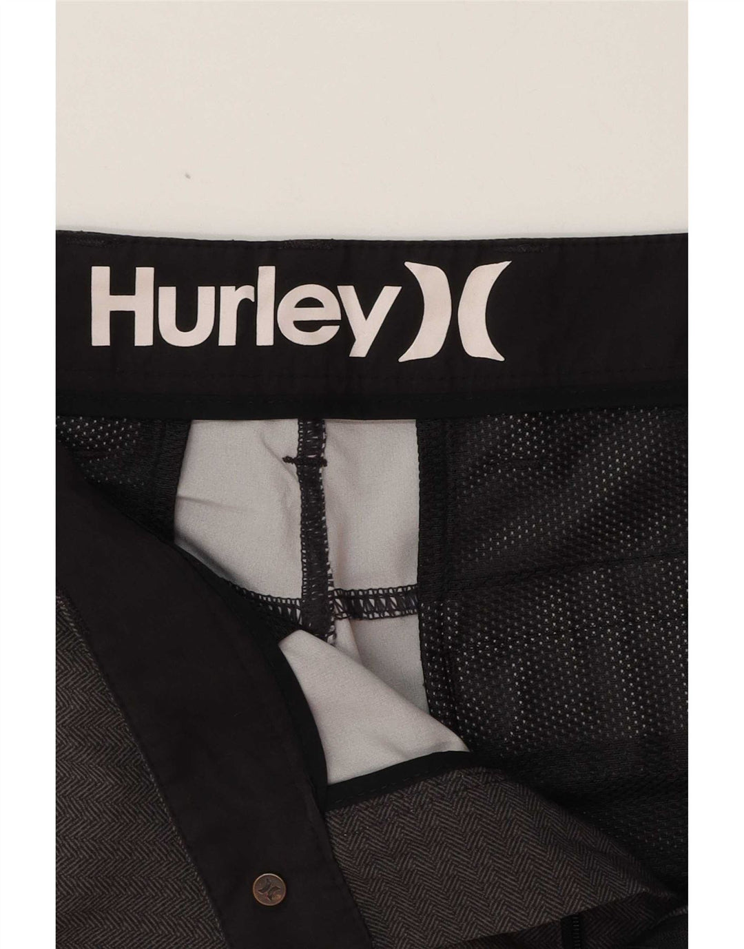 Hurley Short Chino Homme W33 Gris Moyen Géométrique Polyester