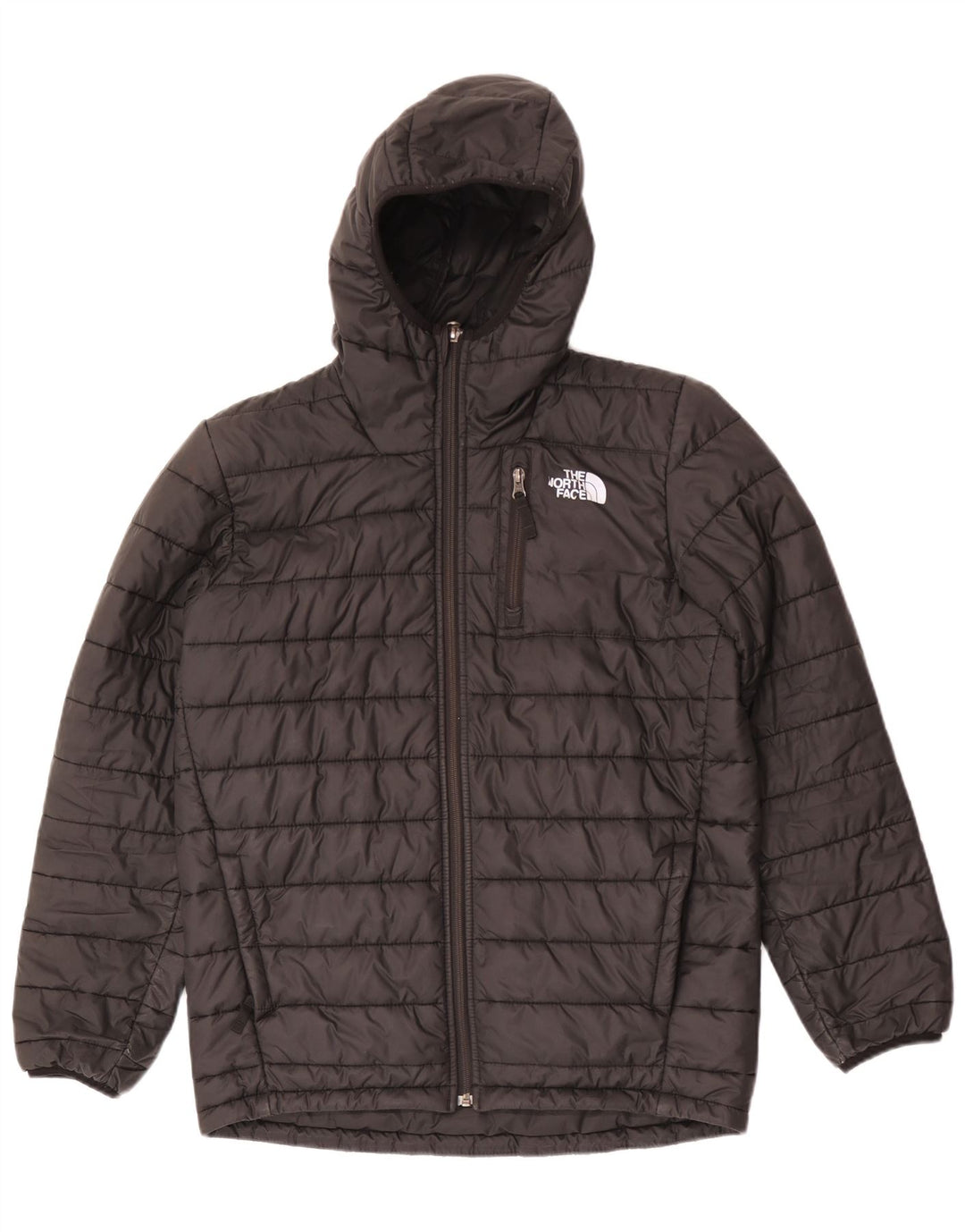 The North Face Veste matelassée à capuche pour garçons 14-15 ans XL Noir Polyester