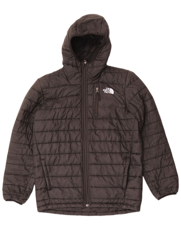 The North Face Veste matelassée à capuche pour garçons 14-15 ans XL Noir Polyester