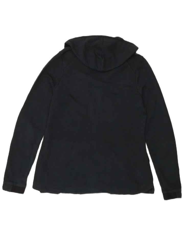 Nike Pull à capuche zippé pour femme UK 16 Large Noir Polyester