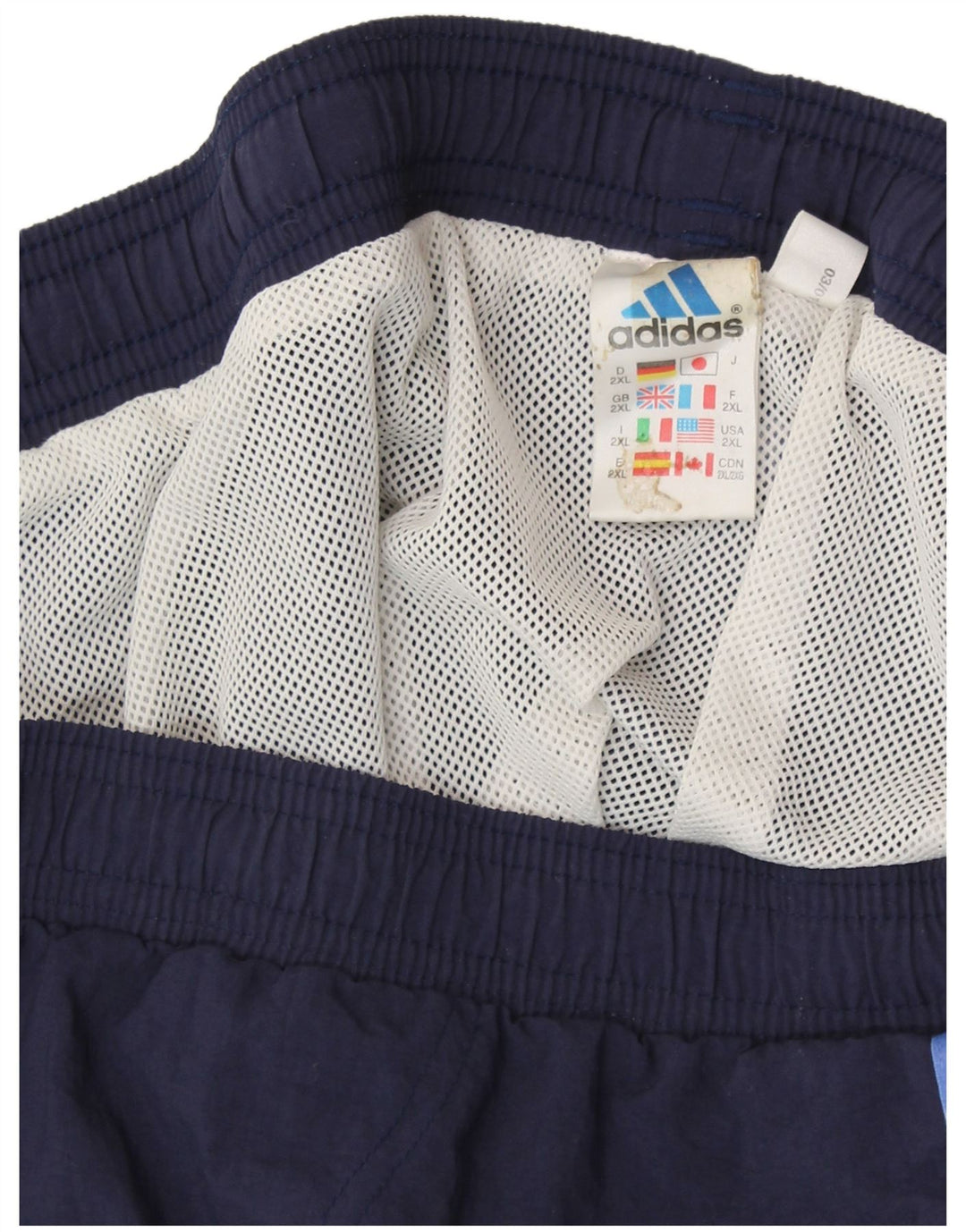 ADIDAS Short de sport pour homme 2XL Bleu marine Polyester