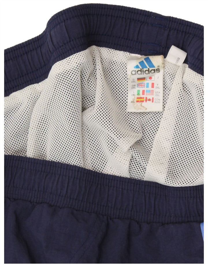 ADIDAS Short de sport pour homme 2XL Bleu marine Polyester