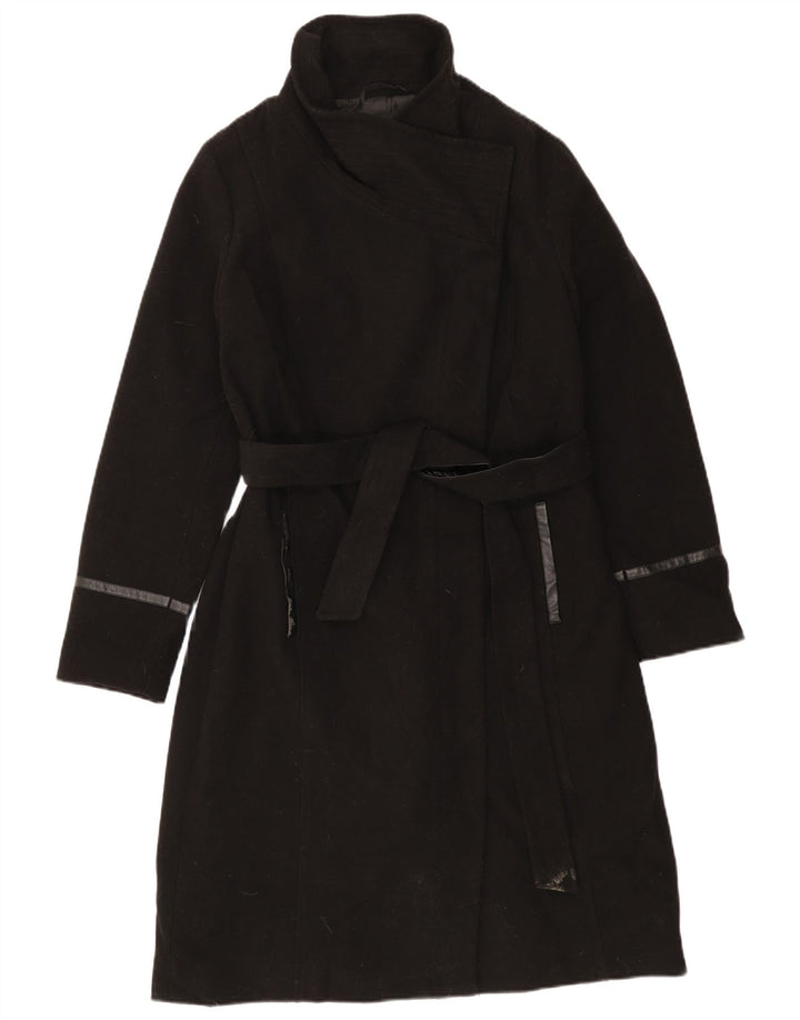 Oasis Manteau Femme UK 16 Large Noir Polyester