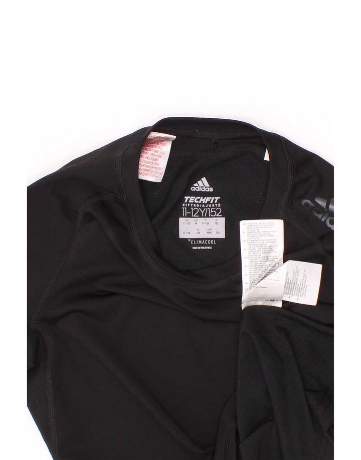 Adidas Garçon Climacool T-Shirt Top 11-12 ans Noir Polyester