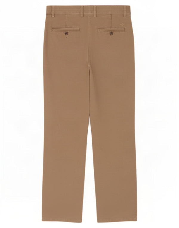 Dockers Pantalon Chino Droit Homme W32 L32 Beige Coton