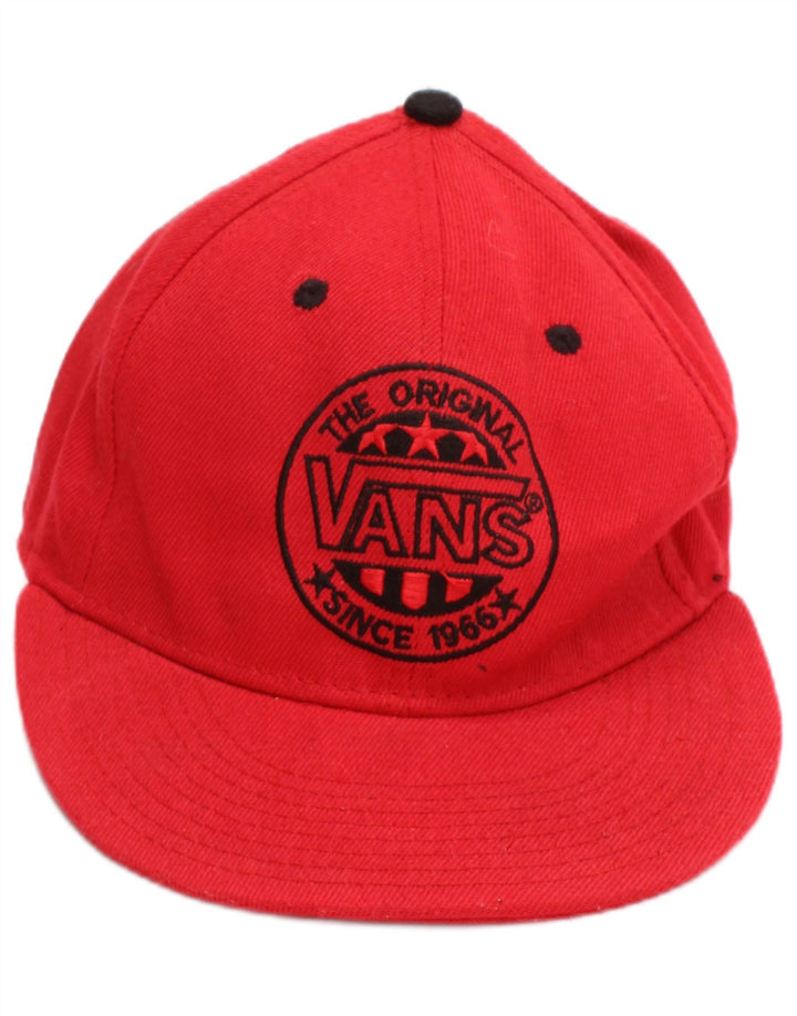 Vans Casquette Snapback graphique pour hommes, taille unique, rouge