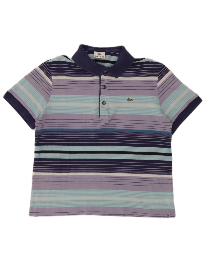 Lacoste Polo Homme Taille 5 Grand Coton Rayé Multicolore