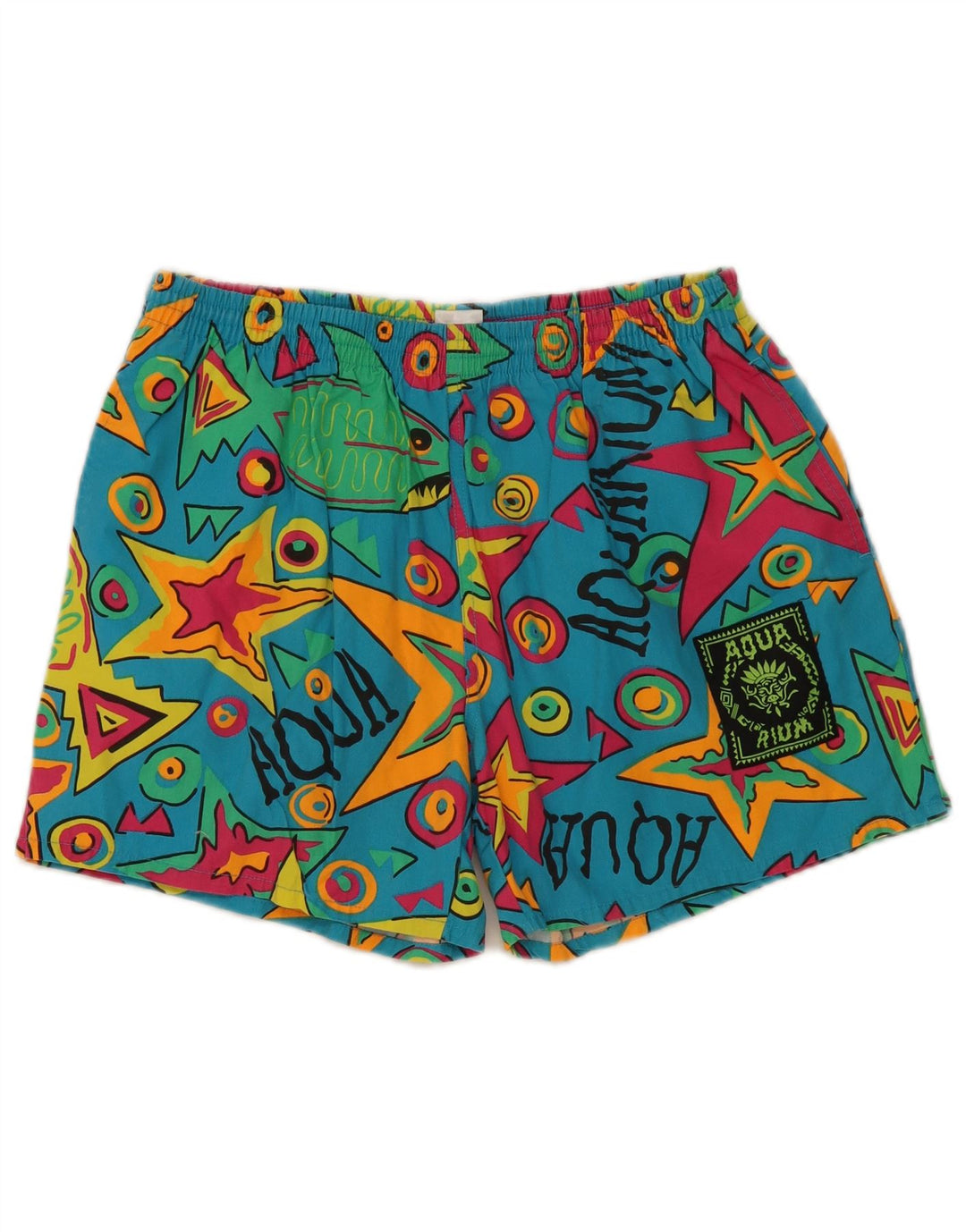 Aquarium Short de Bain Graphique Homme IT 52 Grand Multicolore Géométrique