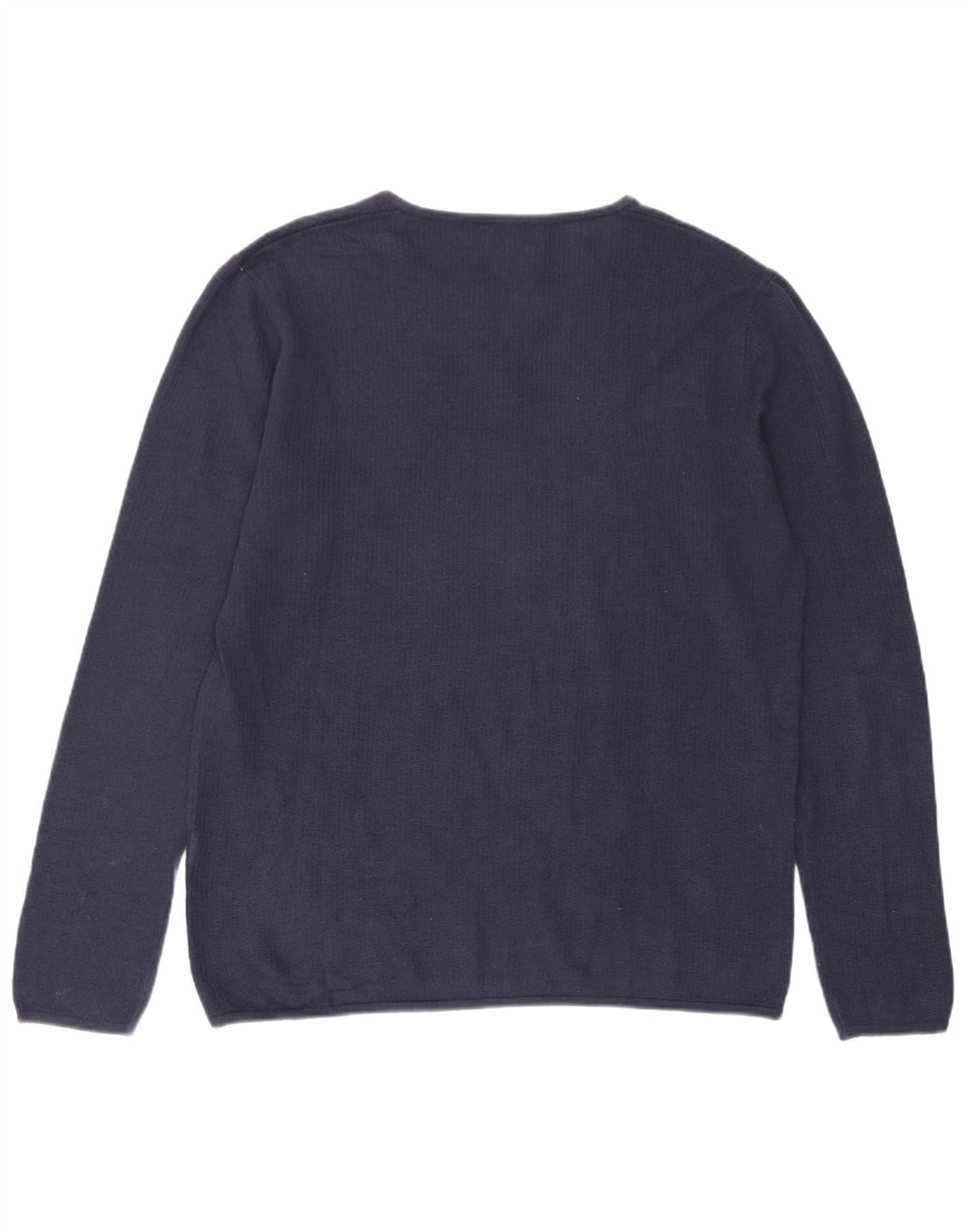 Zara Pull à col boutonné pour homme XL Bleu marine