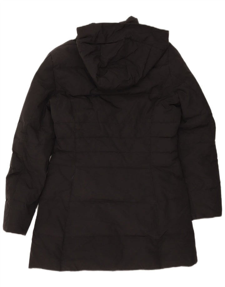 Woolrich Manteau rembourré à capuche pour femme UK 10 Small Noir