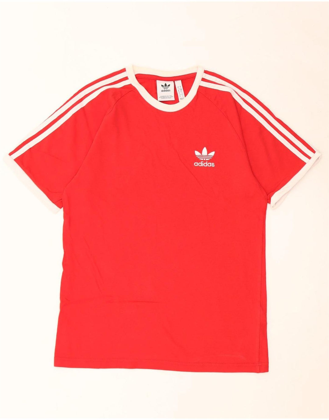 ADIDAS T-Shirt Homme Petit Rouge Coton