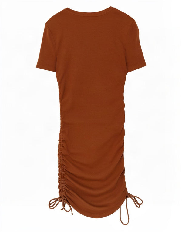 Zara Robe moulante pour femme UK 8 Small Marron
