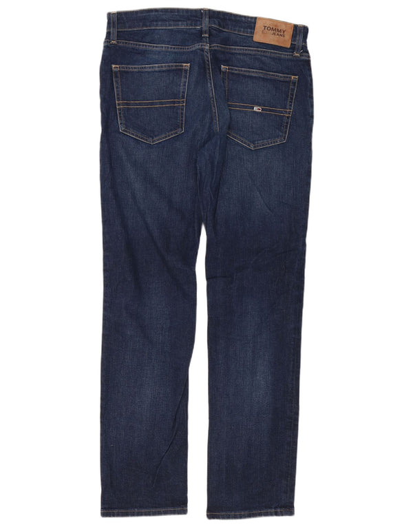 Tommy Hilfiger Jean droit Ryan homme W32 L32 bleu marine coton