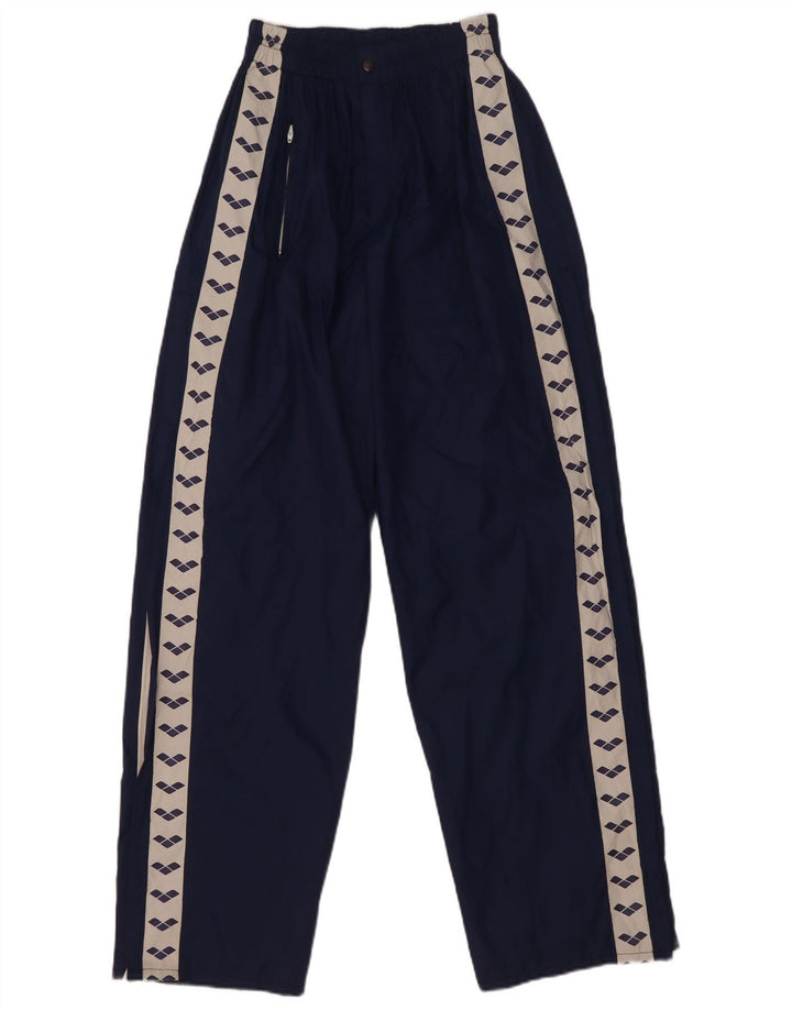 Pantalon imperméable graphique femme Arena Medium W28 L31 bleu marine polyamide