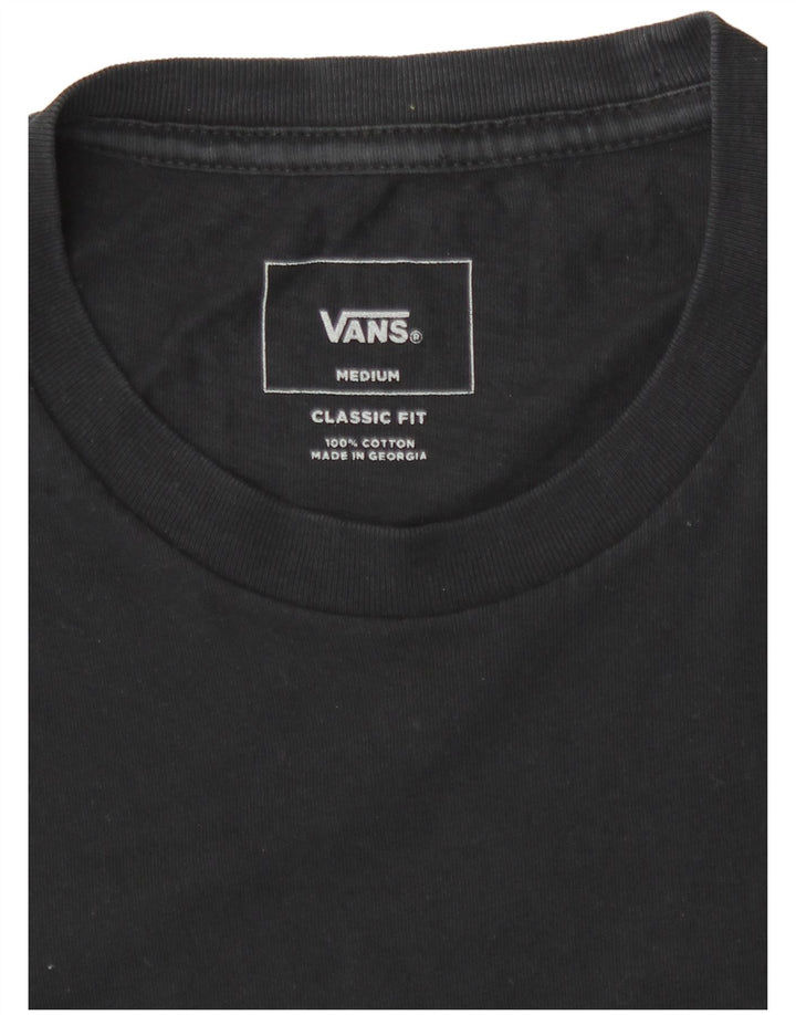 Vans T-shirt coupe classique pour homme en coton noir moyen