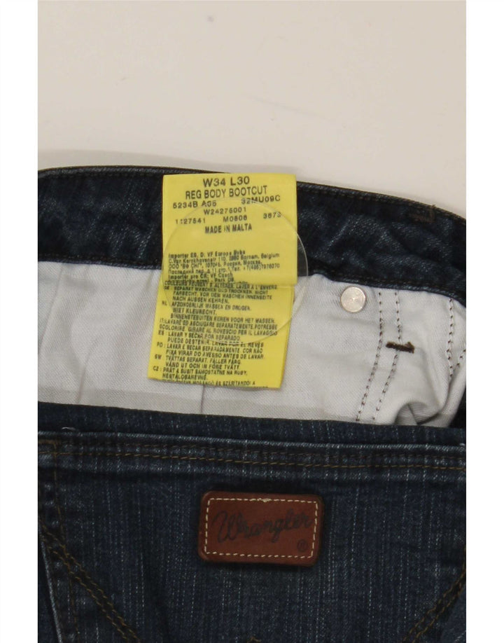 Wrangler Jean Bootcut Femme W34 L30 Bleu Marine Coton