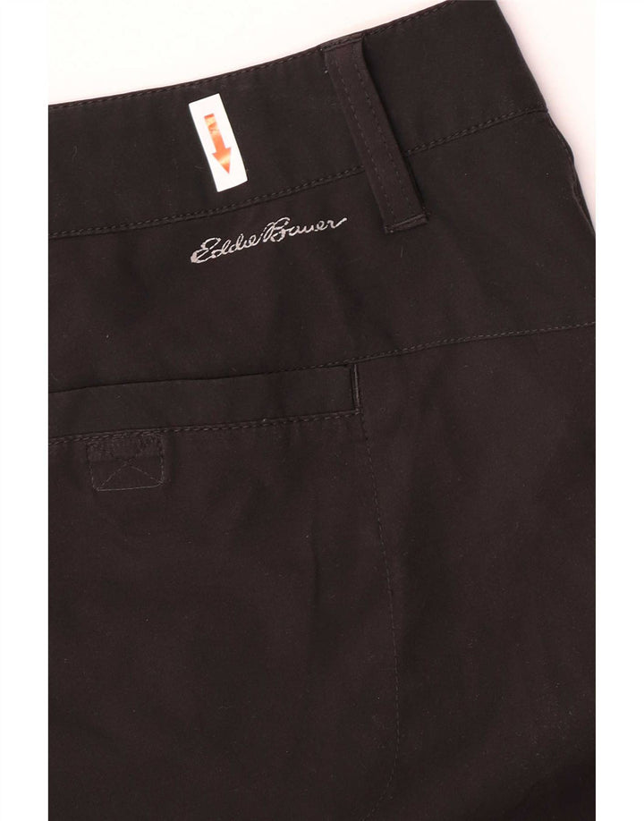 Eddie Bauer Short de randonnée pour femme US 12 Large W34 Noir Polyester