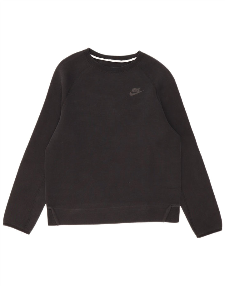 Nike Sweat-Shirt Garçon 13-14 Ans XL Noir Coton